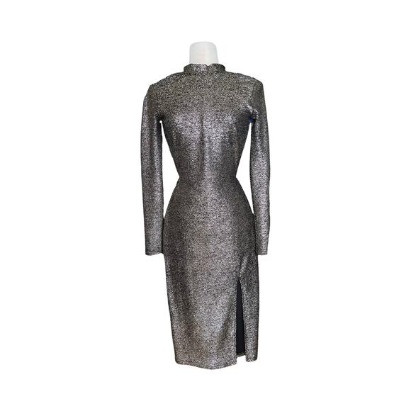Glam Metallic Topshop Bodycon Dress – Holiday  NYE Party US 2 - Picture 1 of 9